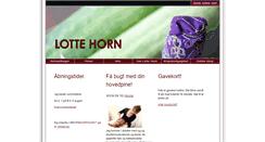 Desktop Screenshot of lottehorn.mypublizer.dk